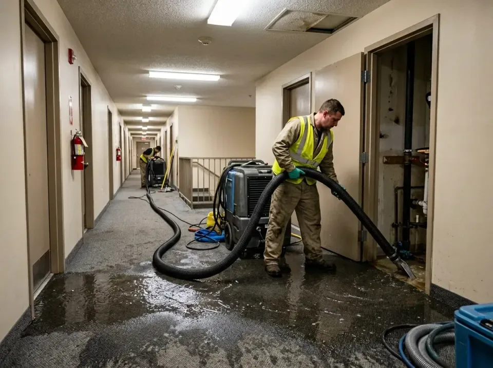 multi-unit-apartment-hallway-f-005 — frequently asked questions, Emergency Burst Pipe Water Extraction & Removal in Kingsvil…